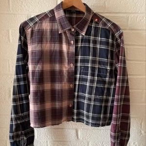 Diesel Long Sleeves Plaid Shirt Size XS